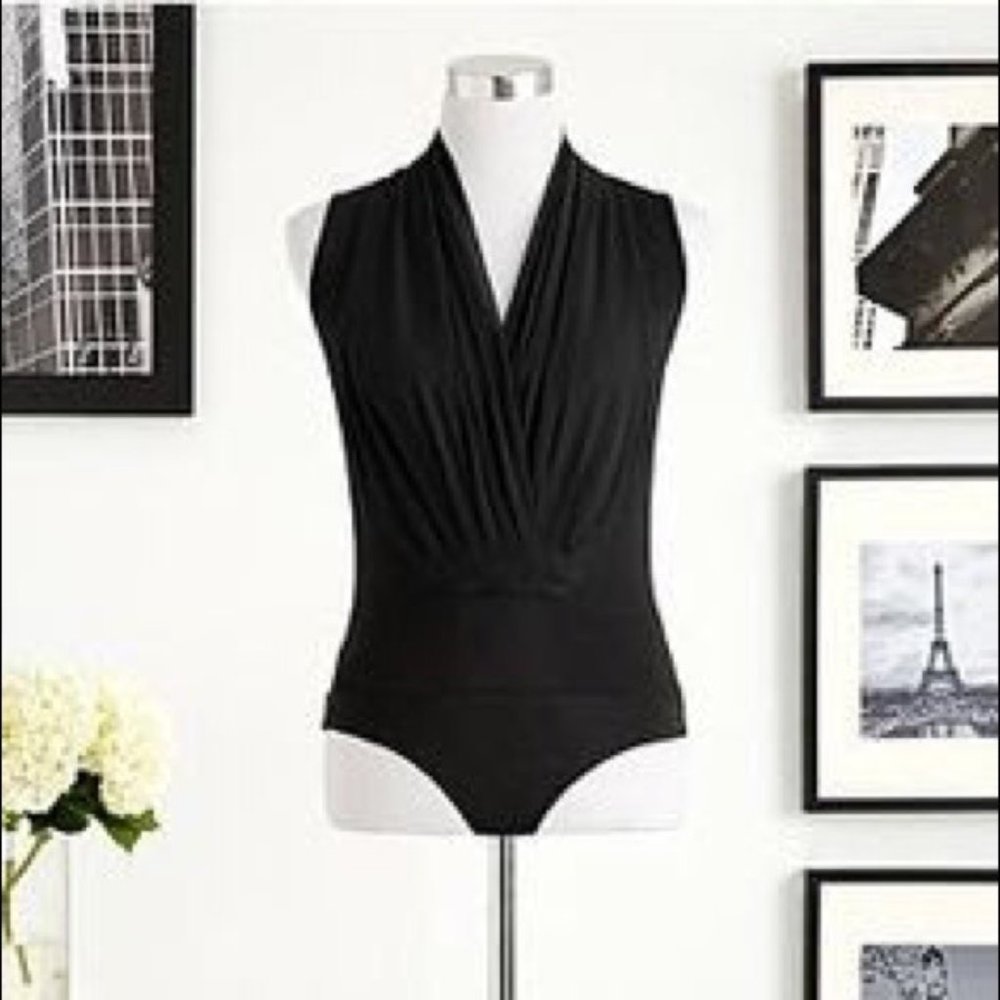 Black Elegant Bodysuit Sleeveless